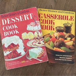 VINTAGE Dessert & Casserole Cookbooks BUNDLE